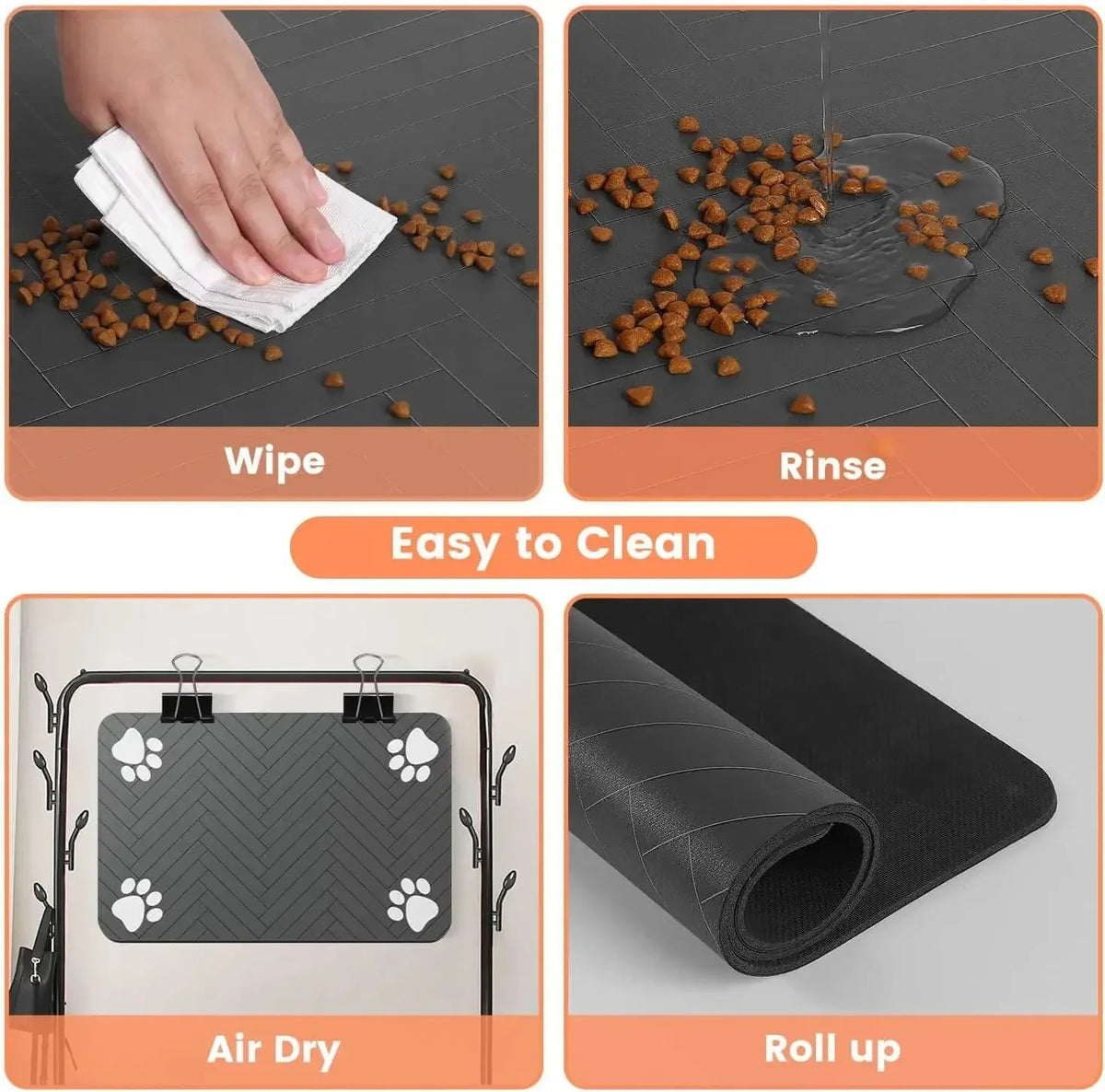 Tapis de gamelle absorbant