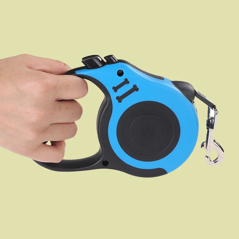 Laisse rétractable 5 m pour chien