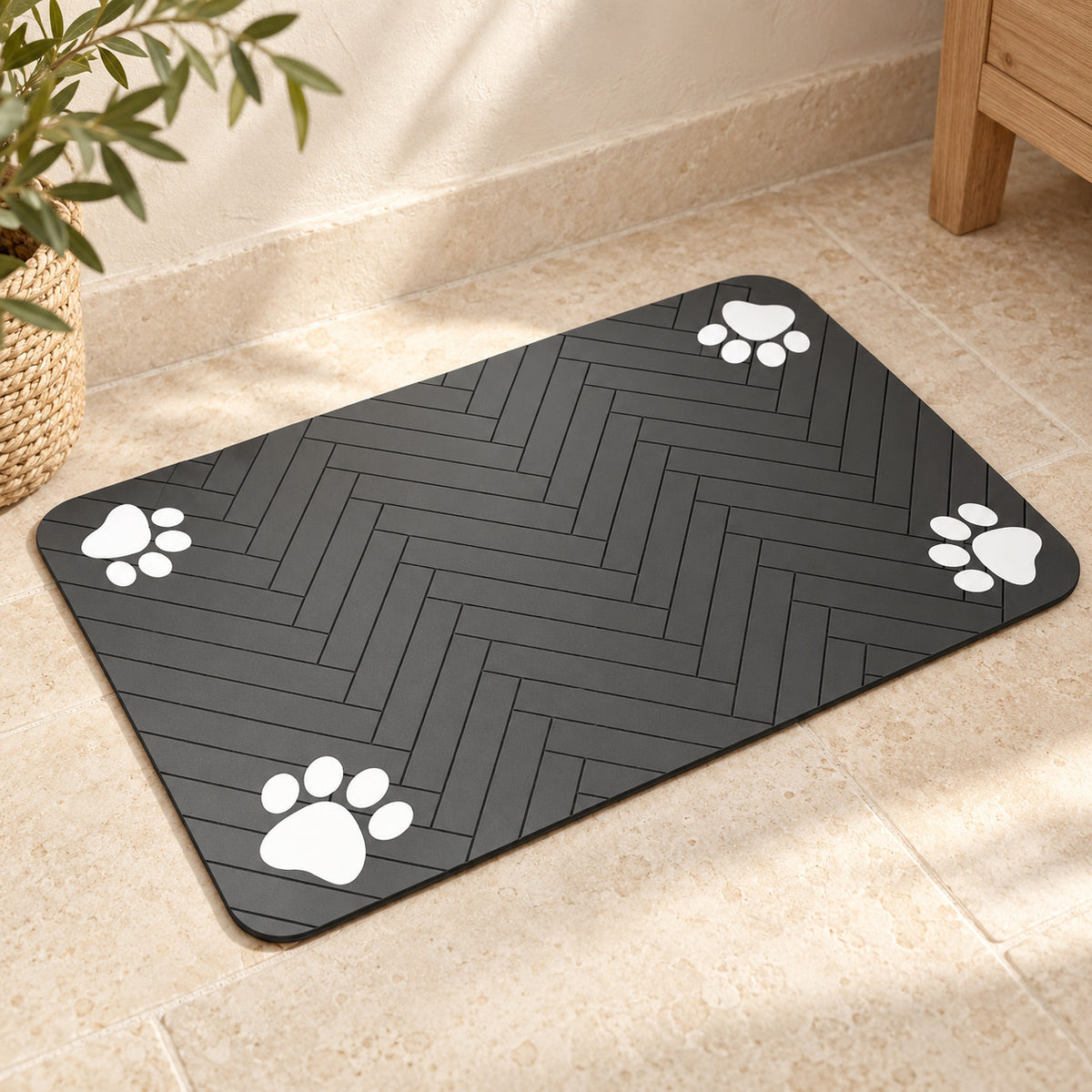 Photo d’ambiance — Tapis de gamelle absorbant